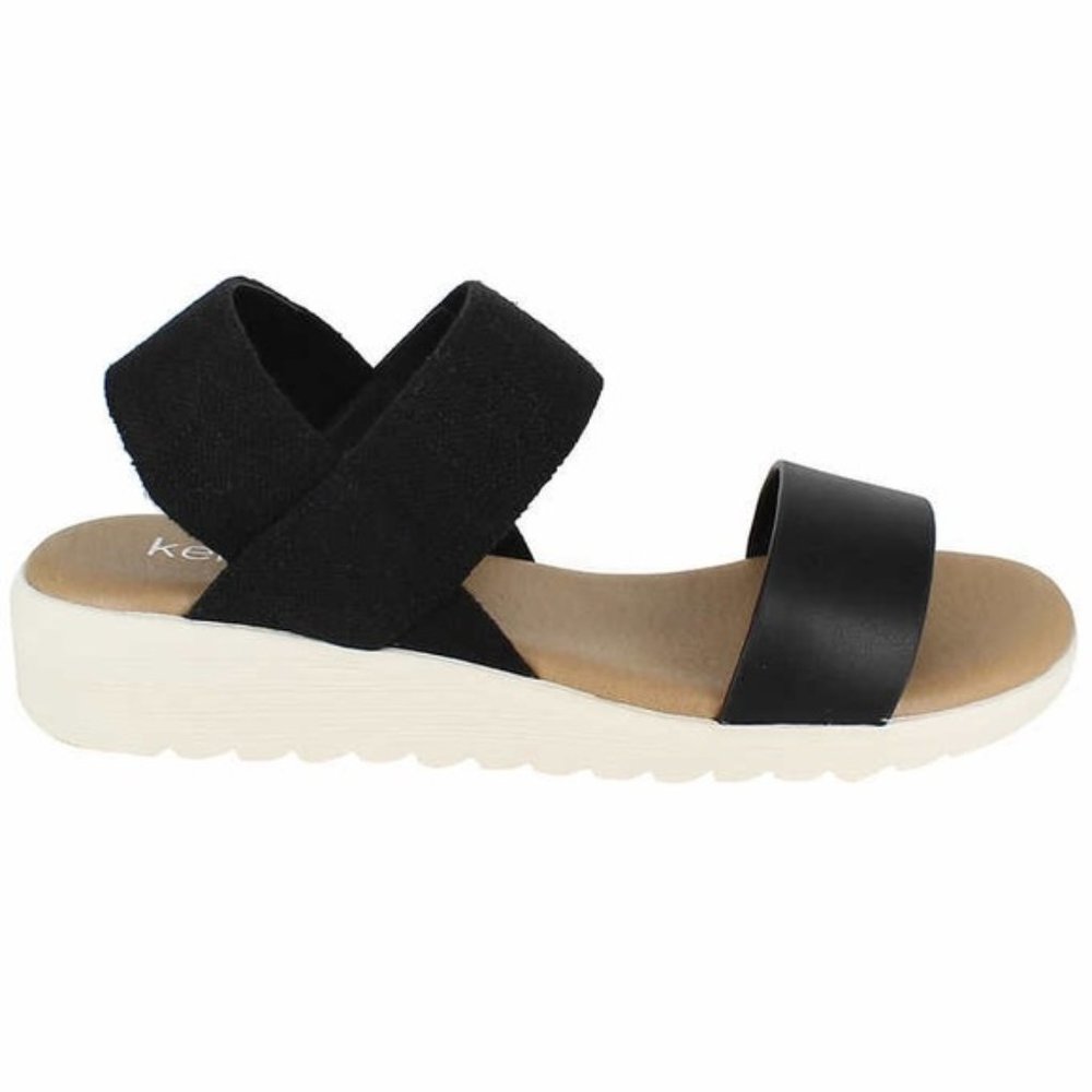 KENSIE Women's Everlee Stretch Strap Sandals - Picture 3 of 7